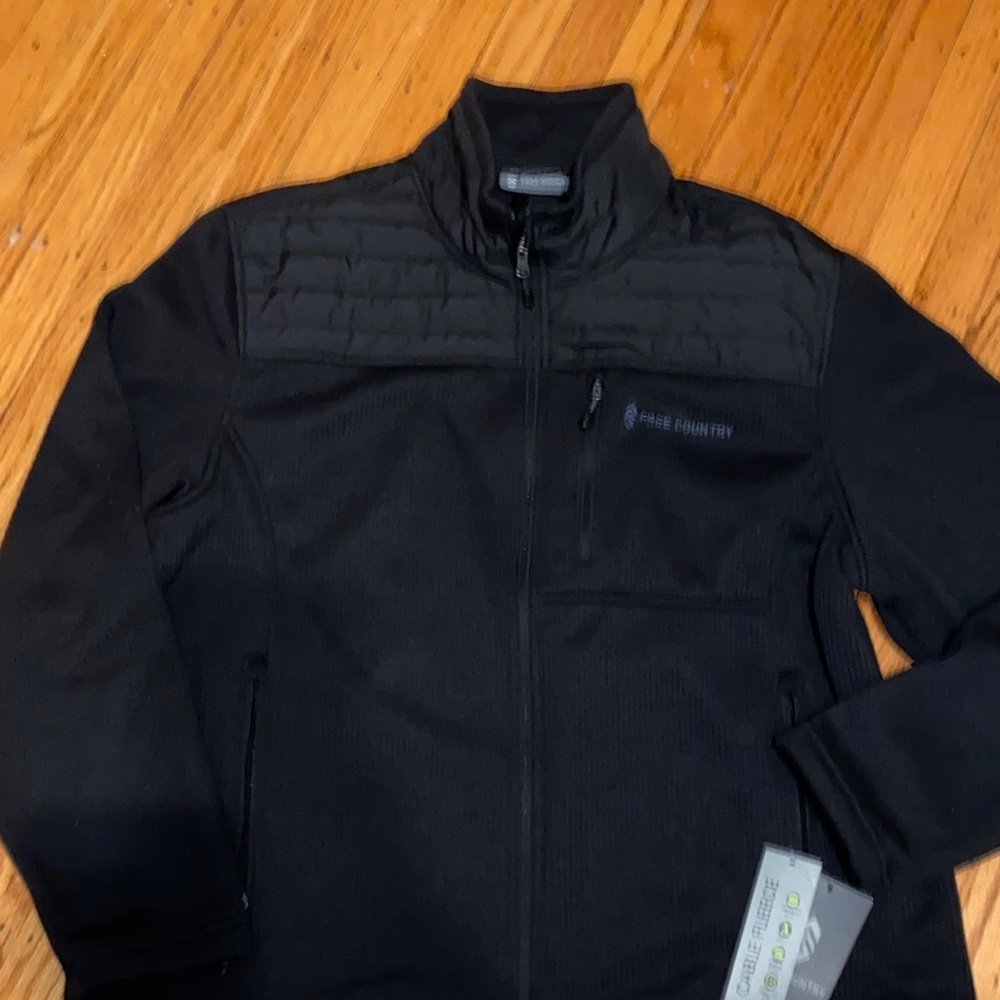 Free Country Men's Black Performance Jacket size xxl
